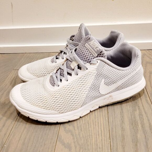 Nike Classic White & Grey Running Shoes Size: 8 US - Picture 1 of 11